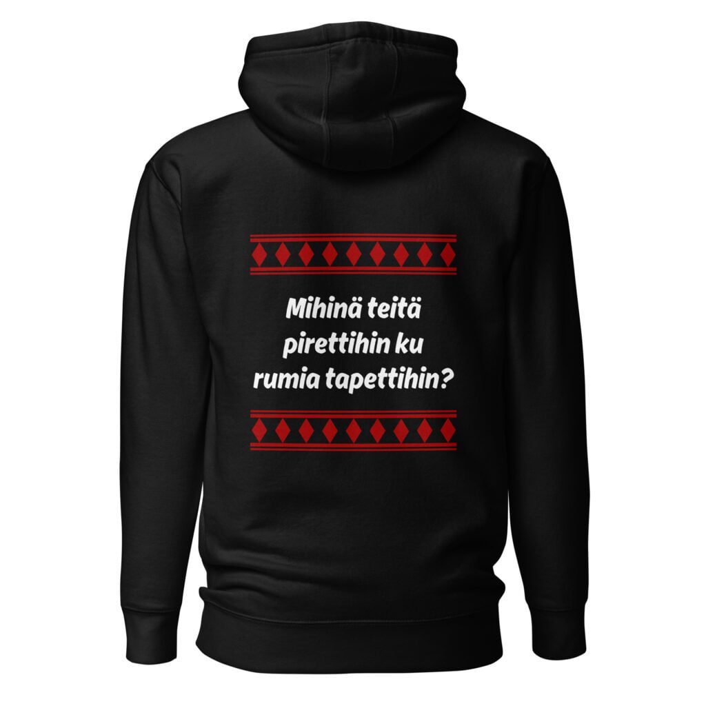 Pohjanmaa hupparit - Painatus takana Pohjanmaa hupparit - Painatus takana