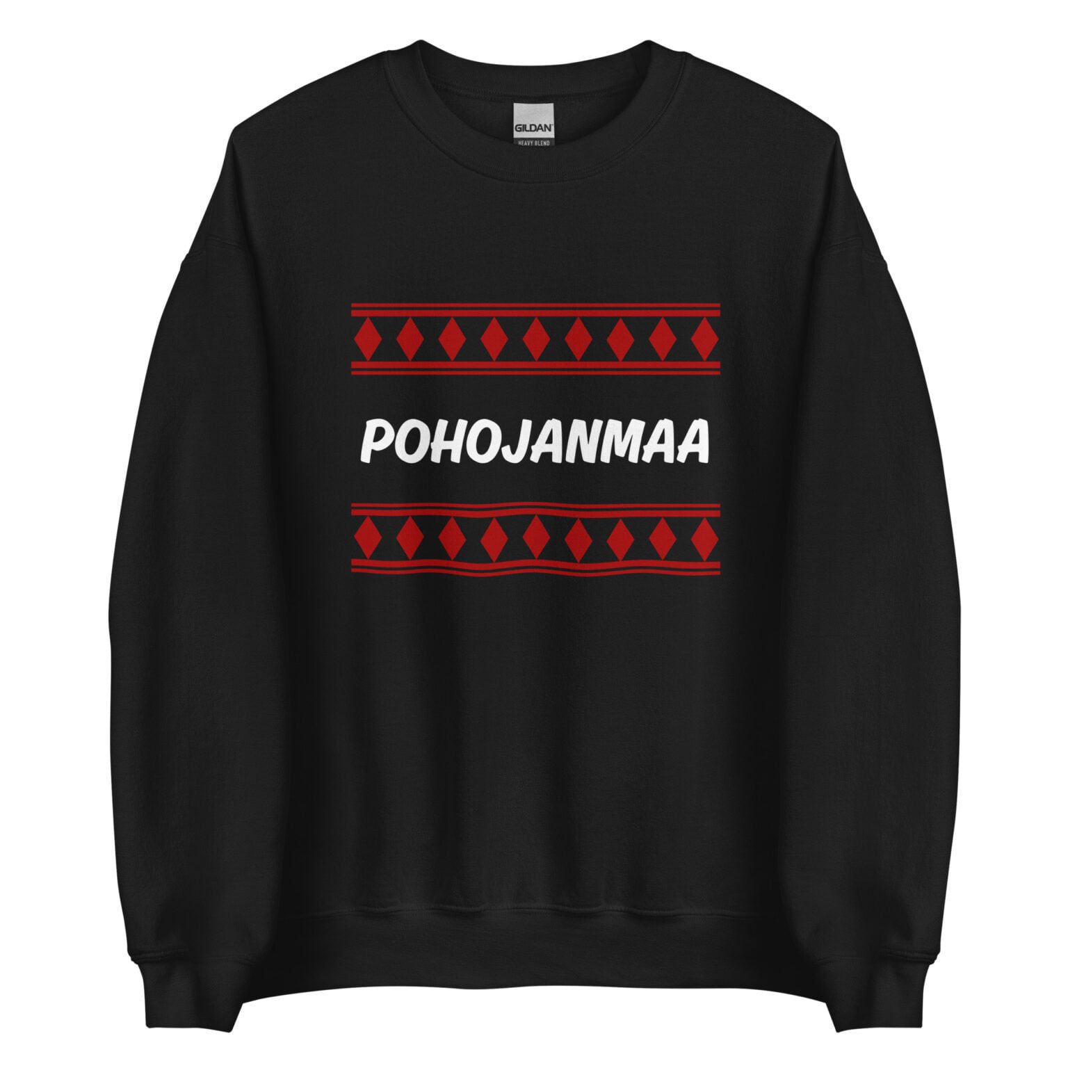 Pohojanmaa collegepaita - Musta
