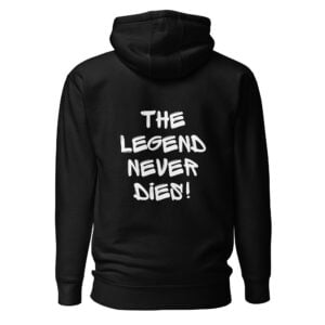 The legend never dies! - Huppari / Painatus takana / Musta