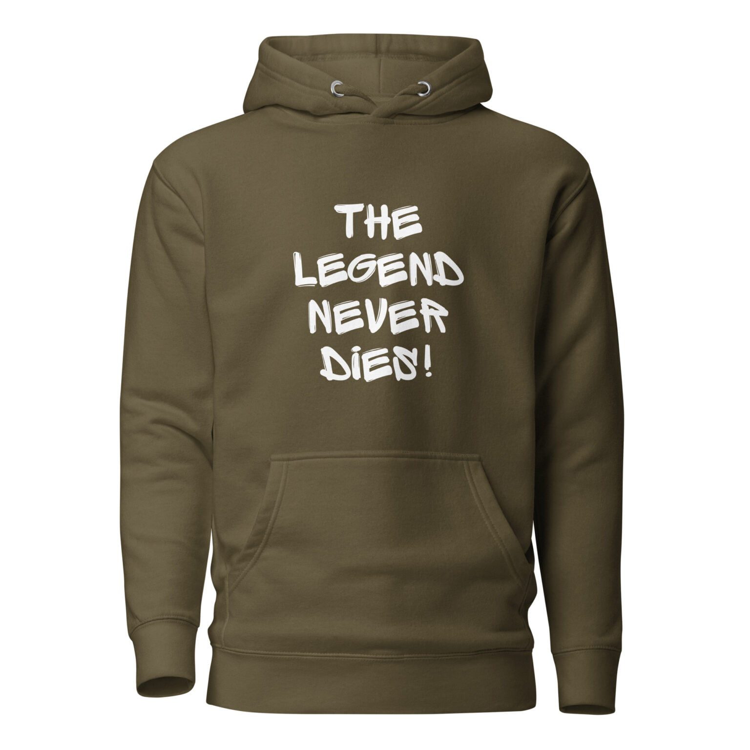 The legend never dies! - Huppari / Painatus edessä / Musta