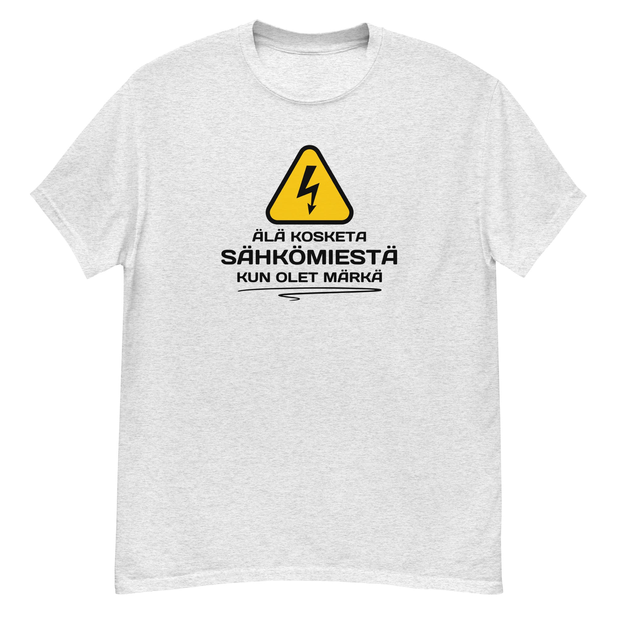 Älä kosketa sähkömiestä kun olet märkä | T-paita - Image 3