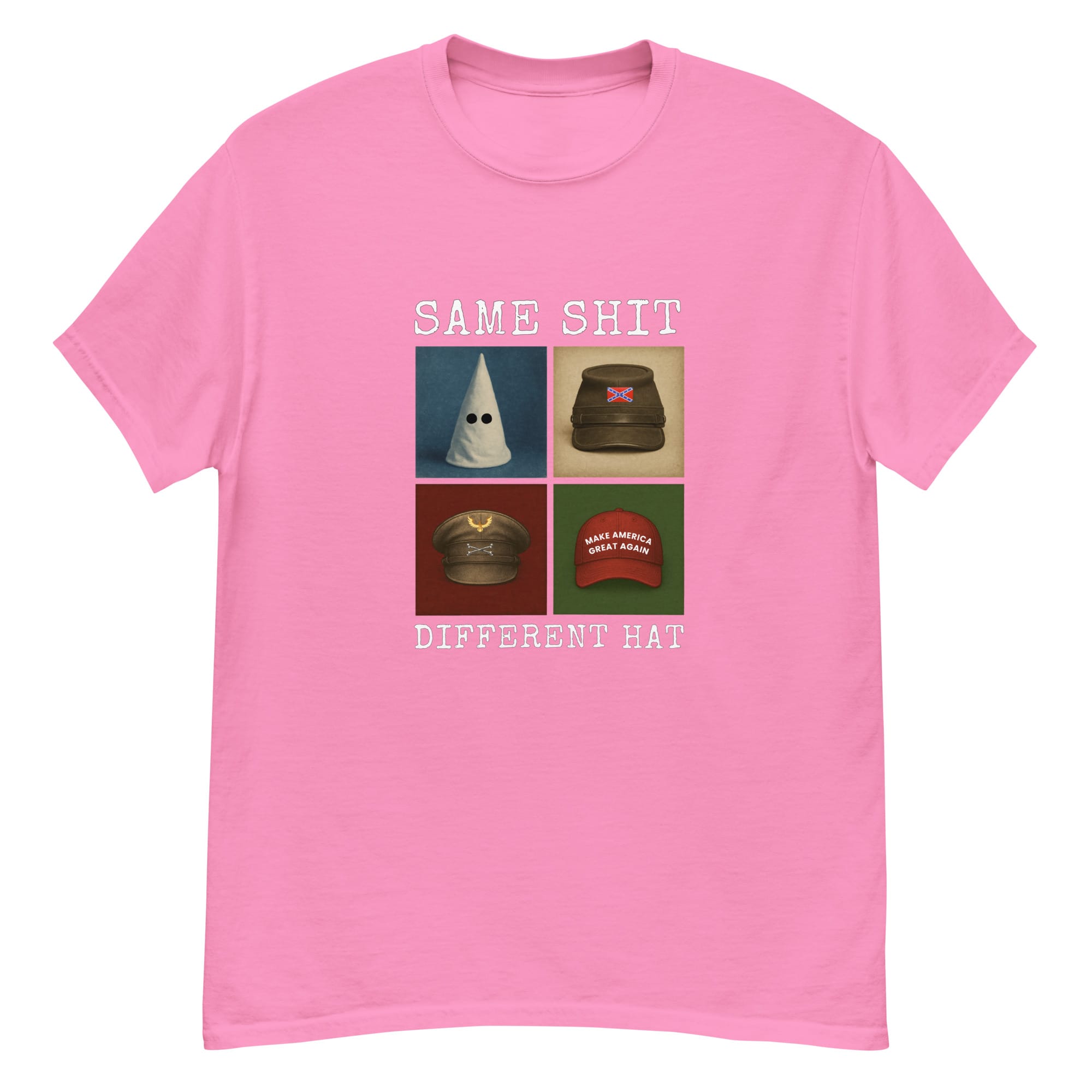 Same shit, different hat | T-paita - Image 7