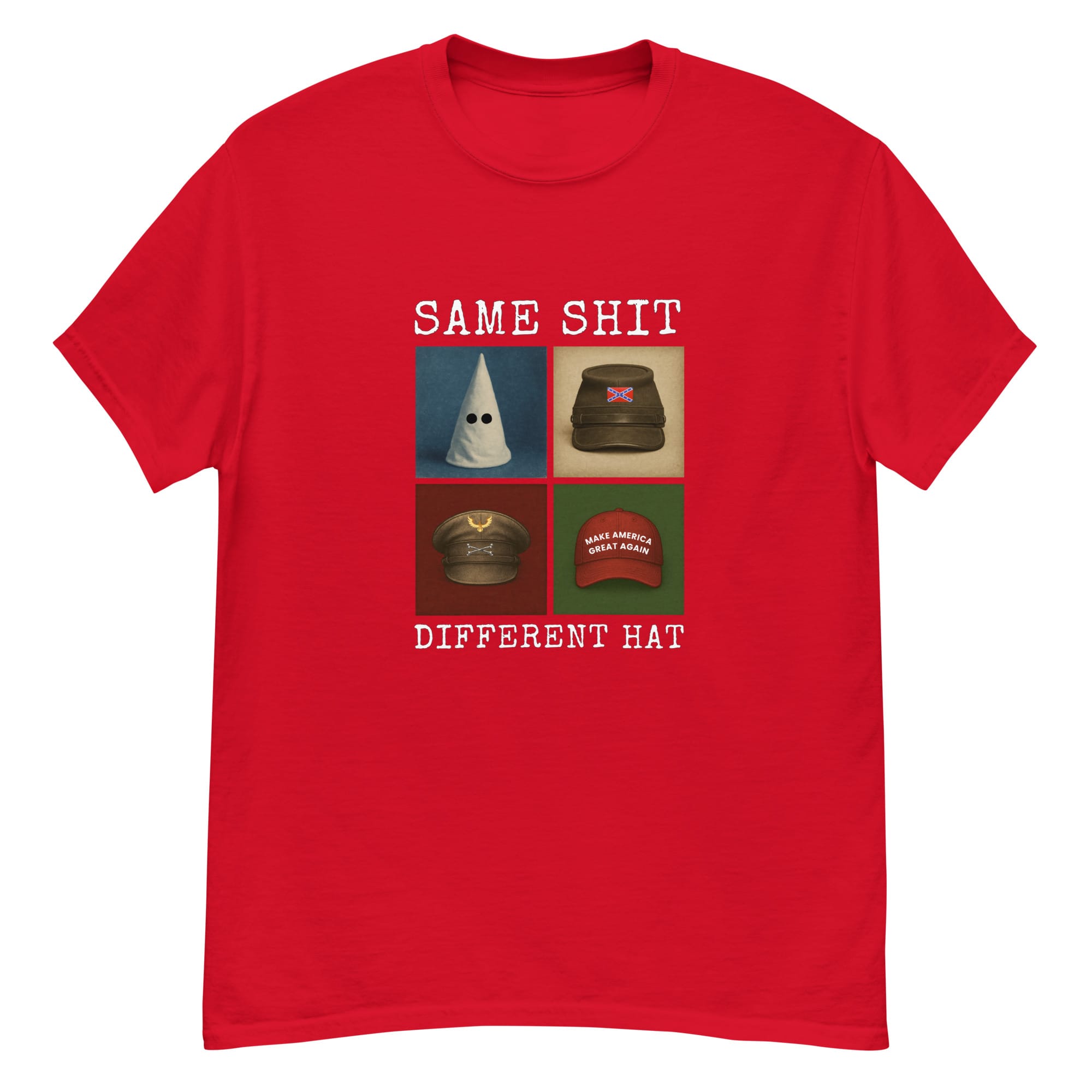 Same shit, different hat | T-paita - Image 4