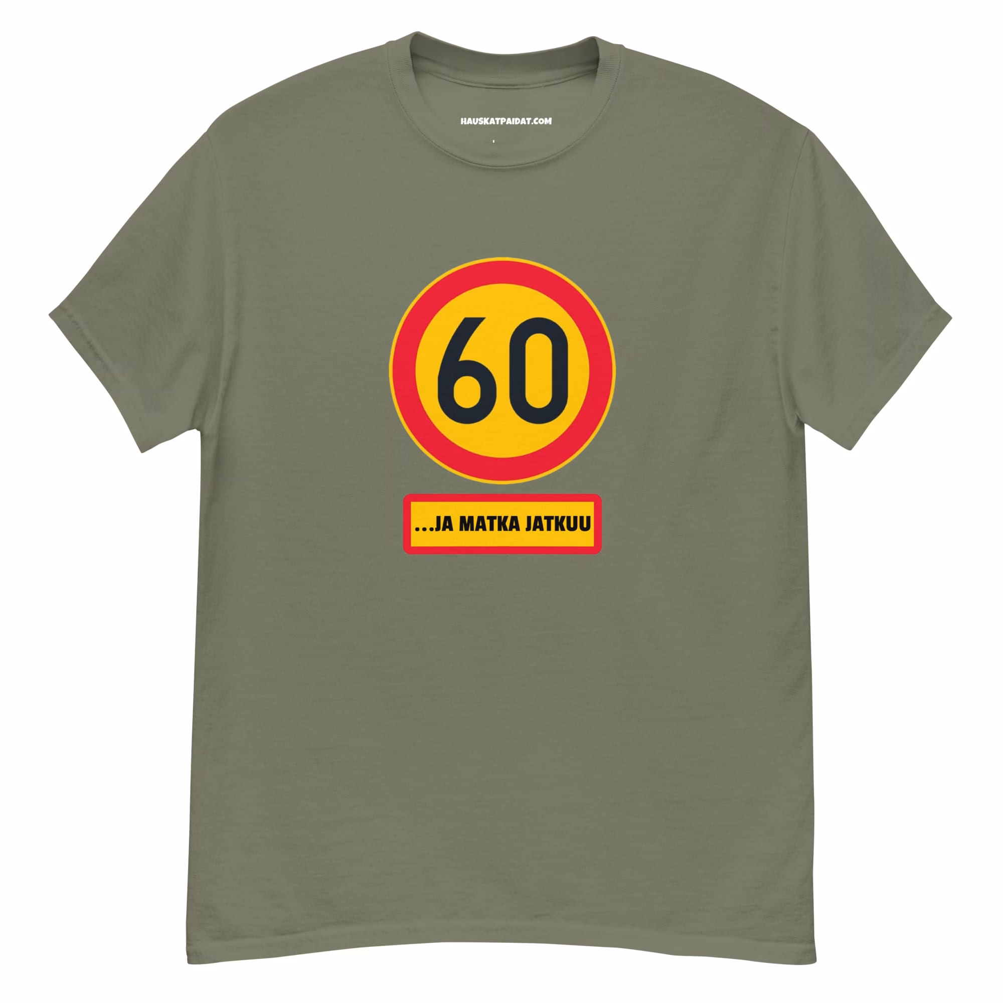 60... ja matka jatkuu - XL | Outlet T-paita