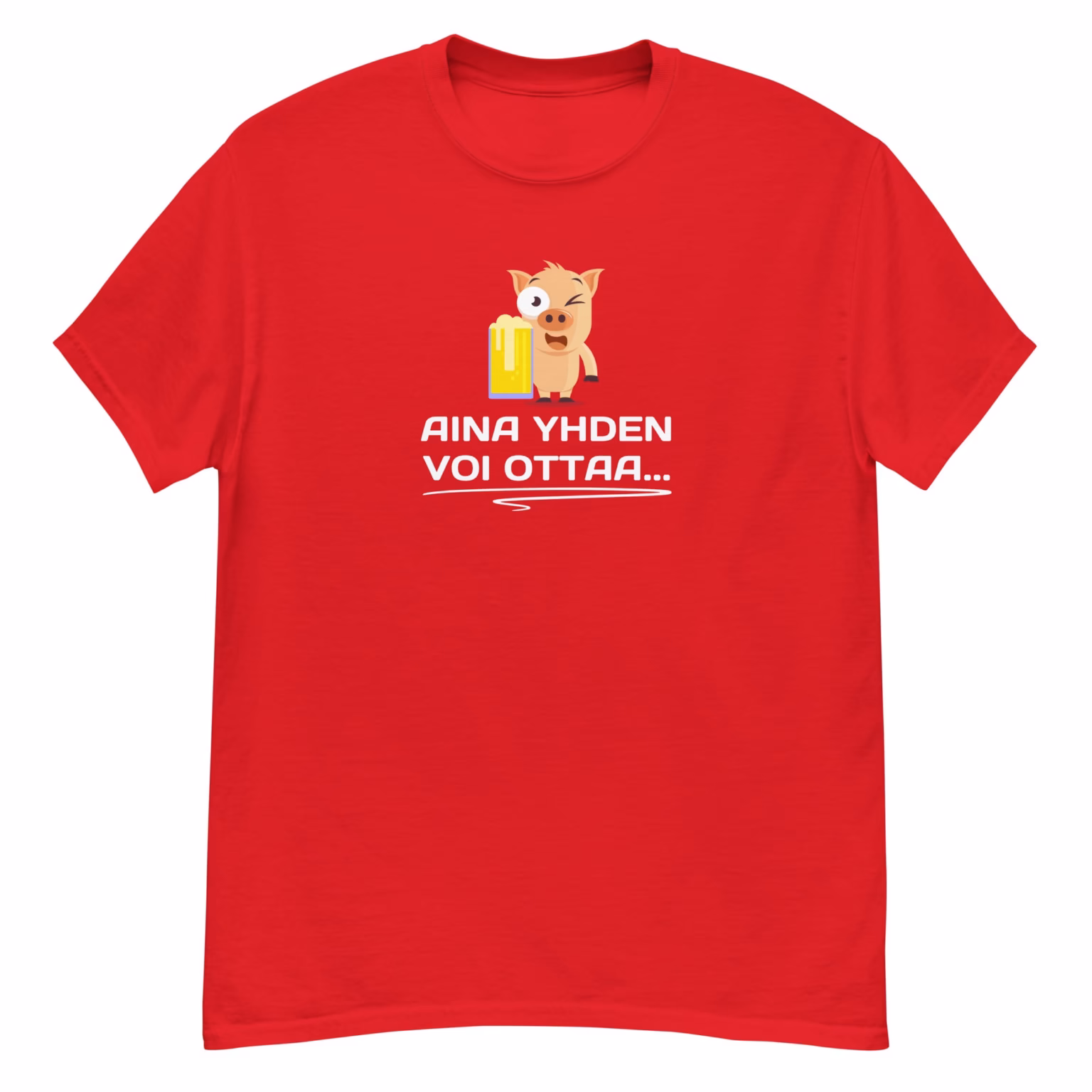 unisex-classic-tee-red-front-686387b48b8b8
